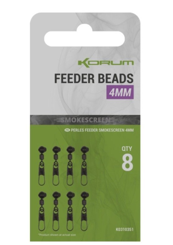Korum Smokescreen Feeder Beads - Coarse Fishing Terminal Tackle - Free Delivery