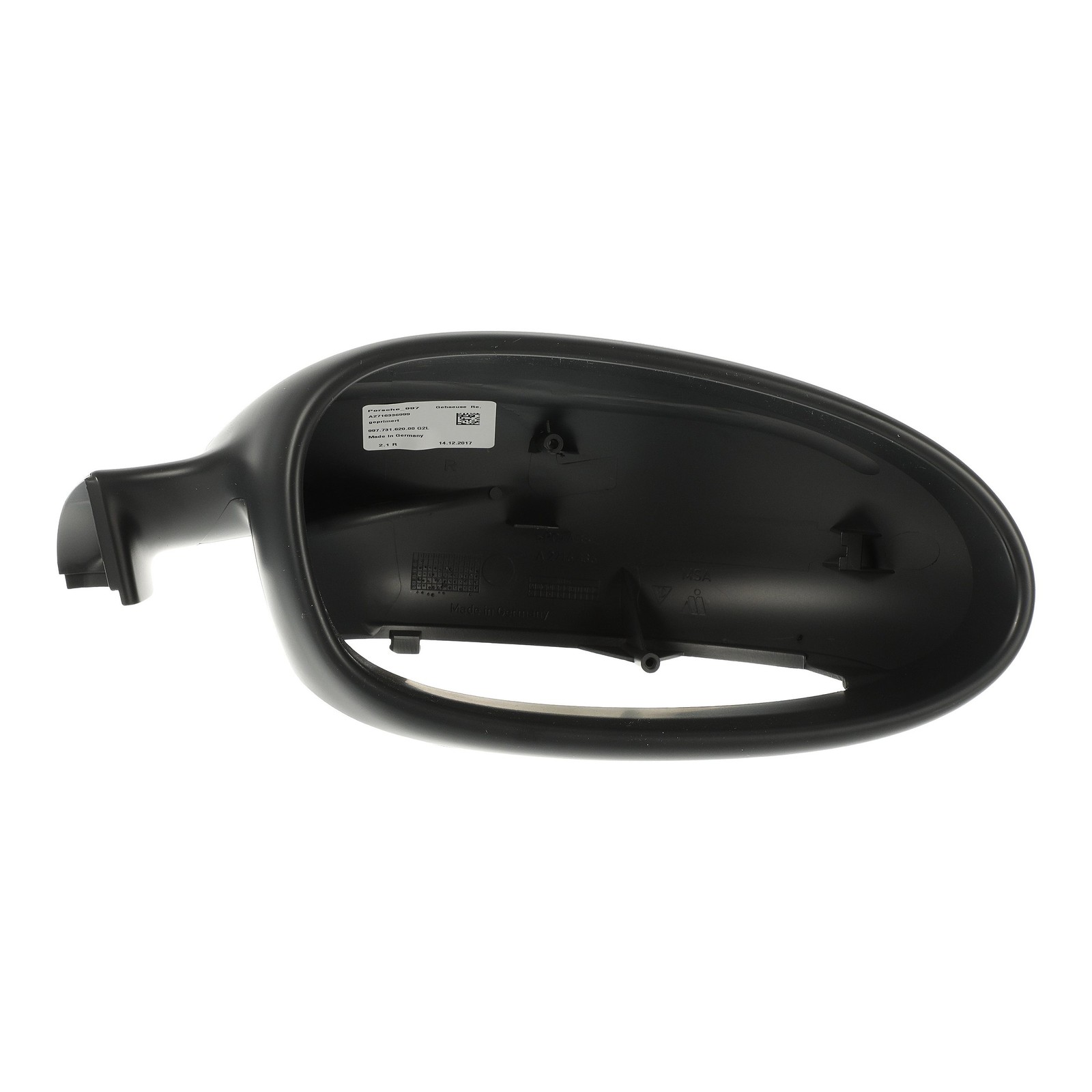 Carcasa superior del espejo retrovisor derecho para Porsche 911 2005-2008 (N/P 997-731-620-00-G2L)