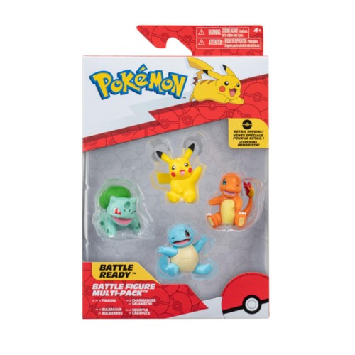Bandai - Pokémon - Confezione da 3 personaggi Pokemon - Dracaufeu