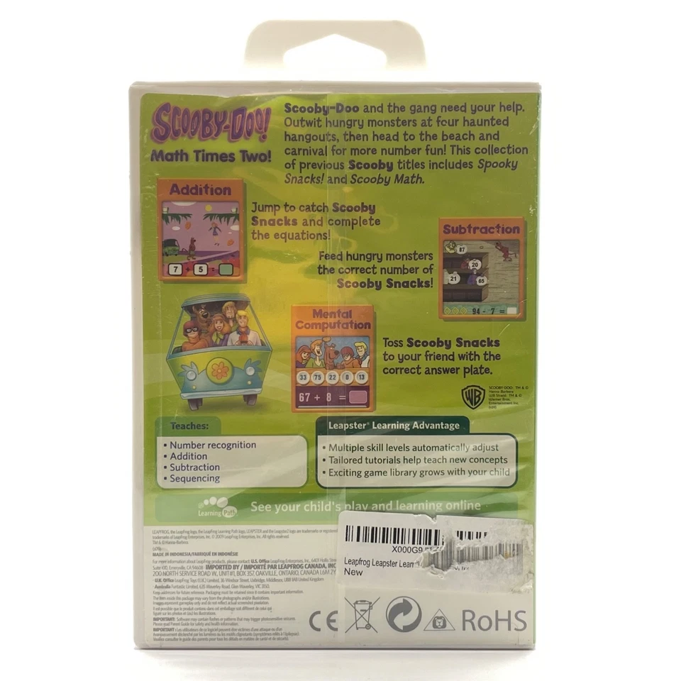 Leapster Lot of 4 New Games Scooby-Doo Disney Fairies Pet Pals Animal Genius - Image 3 of 4