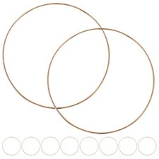 10 Pcs Round Metal Craft Hoops Circles for Dreamcatcher Projects