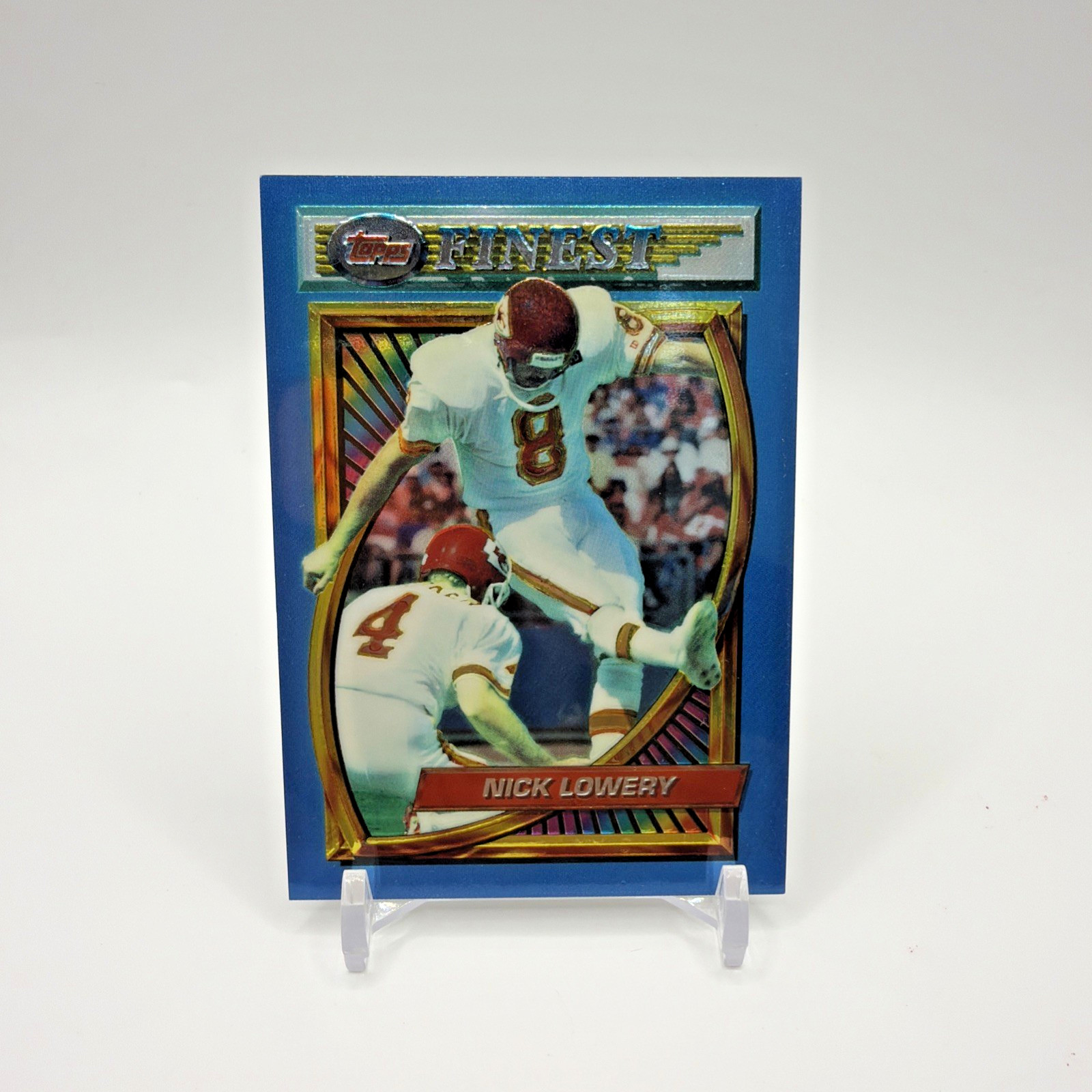 1994 Topps Finest - Nick Lowery #132 Refractor