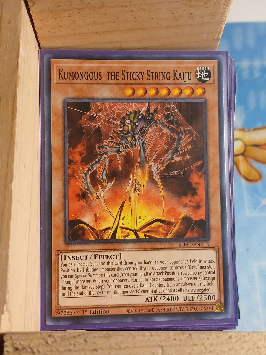 Kumongous, the Sticky String Kaiju SDBT-EN010 Structure Deck: Beware of Traptrix | eBay Kumongous, the Sticky String Kaiju SDBT-EN010 Structure Deck: Beware of Traptrix | eBay