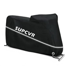 Motorcycle Cover 600D Heavy Duty Waterproof Outdoor All Season 104  Lx41"Wx50"H