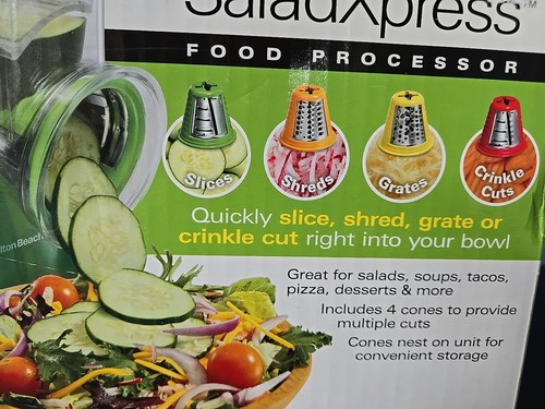 Hamilton Beach 70550R PrepStar Food Processor - White - New In Box - Picture 2 of 8