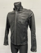 G-STAR RAW "Chopper" Lederjacke Ziege Luxus (all black) M Biker Motorrad 500 €