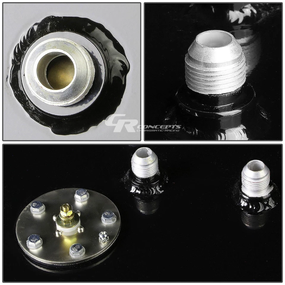 TANQUE DE PILA DE COMBUSTIBLE DE GAS DE ALUMINIO DE 19 GALONES DE ALIMENTACIÓN SUPERIOR + TAPA + REMITENTE DE NIVEL + ESPUMA Foto 3 de 4