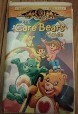    The Care Bears Movie VHS, 1984, Clam Shell Vintage Video Tape Movie Film