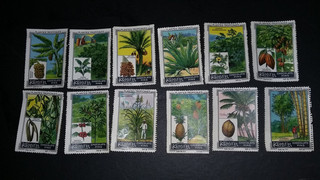 Topische Pflanzen Kakao Ananas Bananen ect. Kohler Serie 15 Sammelbilder Reklame