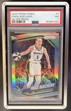 2025 Panini WNBA Prizm Paige Bueckers #5 Silver RC Wings PSA 7