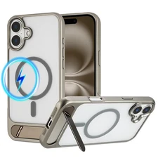 Estuche Funda Para iPhone 16 PLUS 6.7 Case Anti-Scratch Kickstand