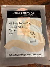 SHAPERMINT All Day Everyday Scoop Neck Cami Color Black, Size 3XL 62001