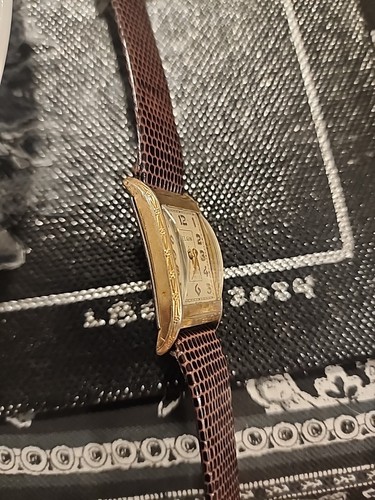 Art Deco Elgin Tank Watch Running 20mm Case 1930s 7 Jewels - 第 21/22 張圖片