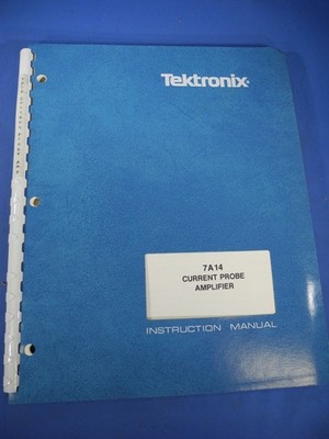 Tektronix 070-0979-00 Type 7A14 Current Probe Amplifier Instruction Manual