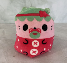 Cats vs Pickles Kittens vs Gherkins Baby Strawberry Lil Pawberry Beanie Toy 3"