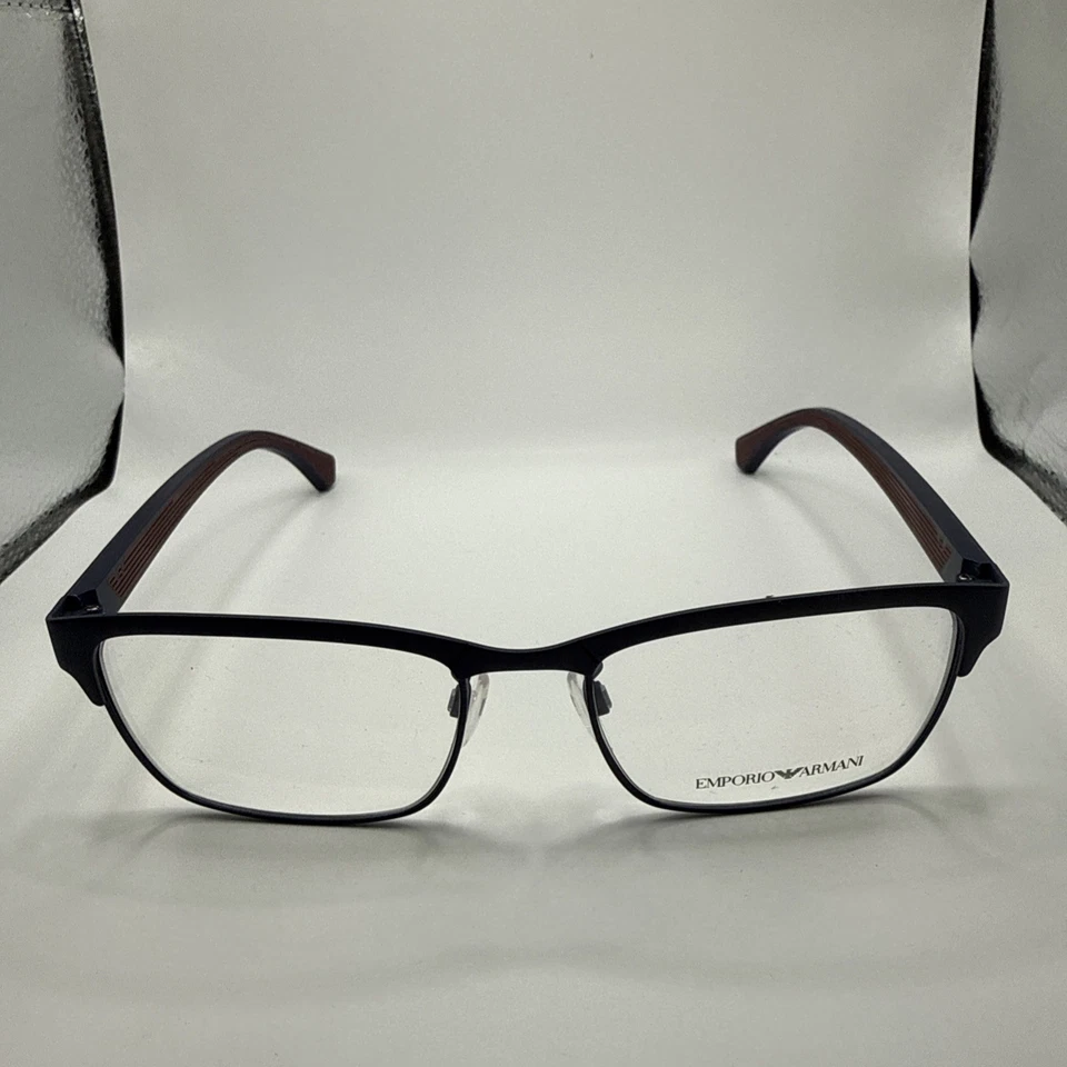 Матовые мужские оправы для очков Emporio Armani EA 1098 3003 52/17-142 темно-синие P11 - Изображение 4 из 4