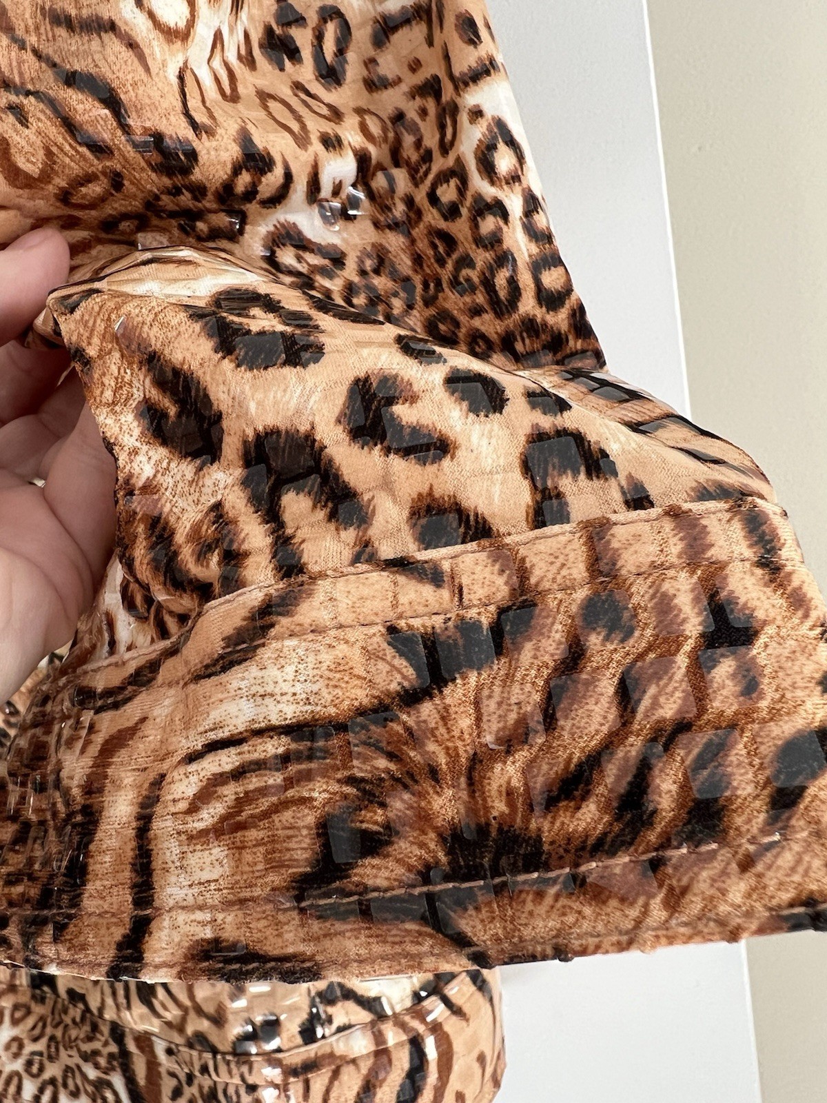 Ruby Rd Jacket  Brown Cheetah Animal Button Up Wo… - image 4