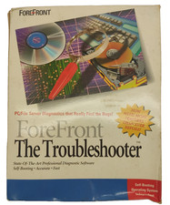 RARE Vintage ForeFront: The Troubleshooter Hardware Diagnostic Software COMPLETE