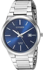 Citizen Men's Quartz Blue Dial Stainless Steel Watch - BI5060-51L NEW