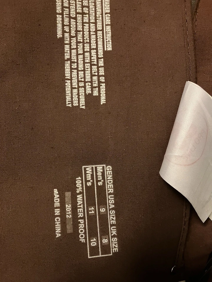 Vadeadores de pecho Pro Line Stream Series para hombre 7-15 con botas de pesca talla 11 nuevas con etiquetas Foto 3 de 3