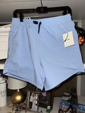 Cadets Cabana Swim Shorts in Light Blue SZ 12/14 31-34  Waist NWT boys