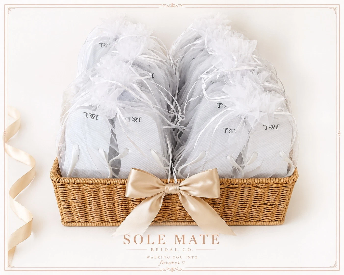 30 X Personalised Initials Bulk Wedding Guest Party Flip Flops M & L 5 6 7 8