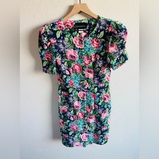 Vintage David Benjamin Women’s Floral Classic Teachercore Romantic Dress Size 8
