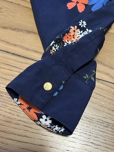 Veste femme MICHAEL KORS imprimé floral fermeture éclair intégrale taille M polyester créateur - Photo 15/16