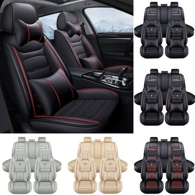For Kia Sorento Optima Forte Soul Sportage Rio Car Seat Cover Leather Front Rear