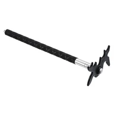 Silicone Retractable Billiard Pool Cue Stick Bridge with Head Black