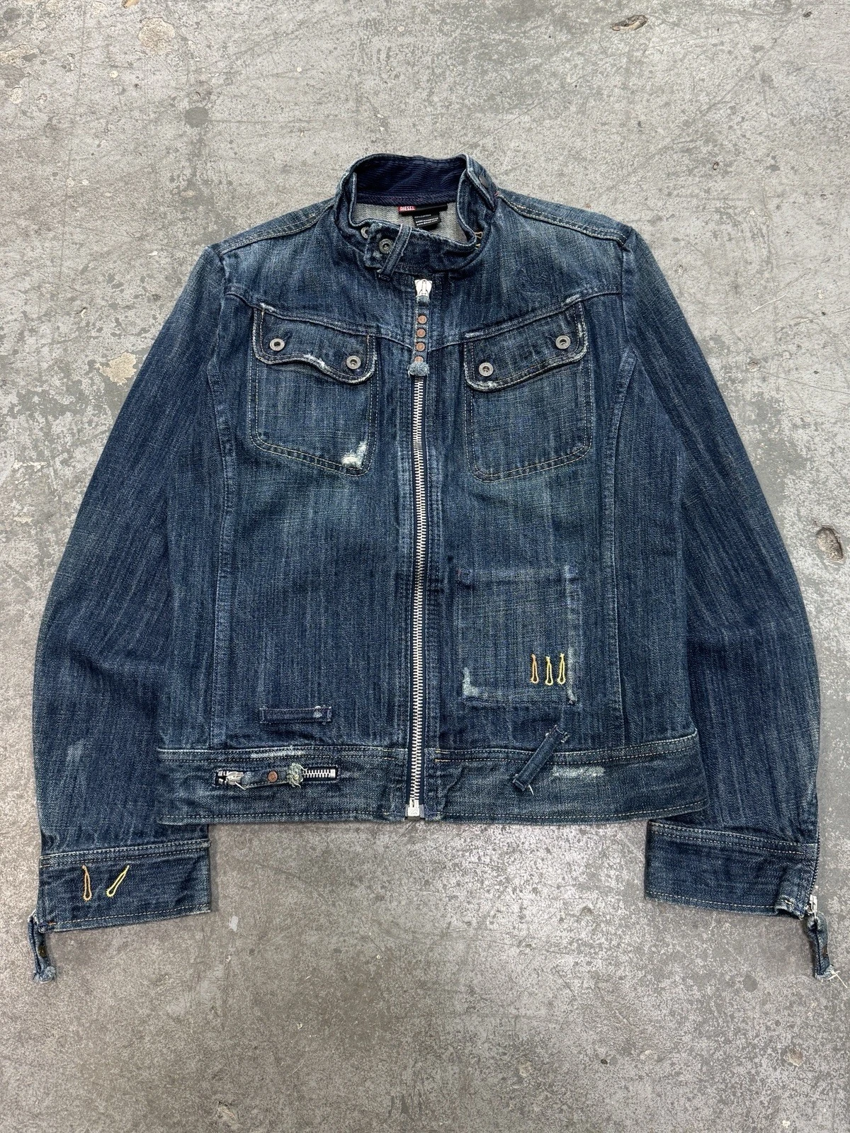 Diesel Vintage Denim Zips Jacket Size S
Opens in a new window or tab