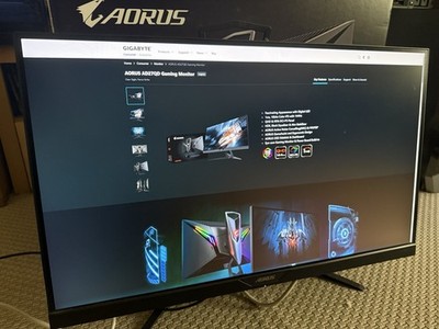 Gigabyte AORUS AD27QD 27 Zoll LED IPS 144Hz 1ms 2560x1440 Gaming Monitor - Black