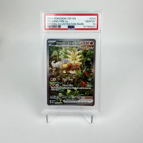Gouging Fire EX 204/164 Special Illustration Rare PSA 10 Temporal Forces
