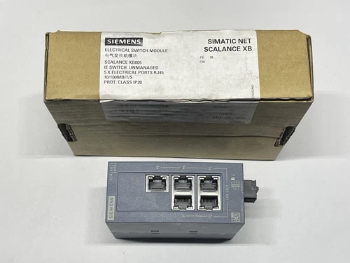 Siemens Simatic Net  6GK5005-0BA00-1AB2 Scalance XB005 Unmanaged 5 x 10/100Mbit
