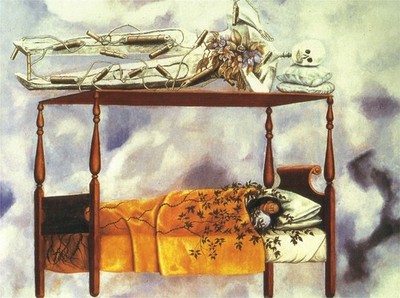 Frida Kahlo The Dream The Bed 1940 17''x 22'' Archival Art Print