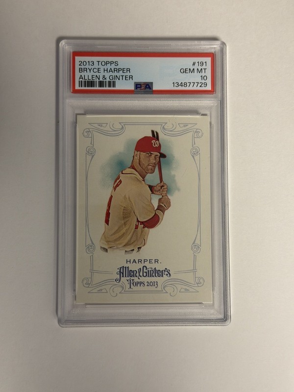 Bryce Harper 2013 Topps Allen & Ginter #191 Washington Nationals PSA 10 GEM MINT