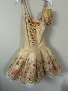 Art Stone Women’s Gold Ballet Costume Women’s Small