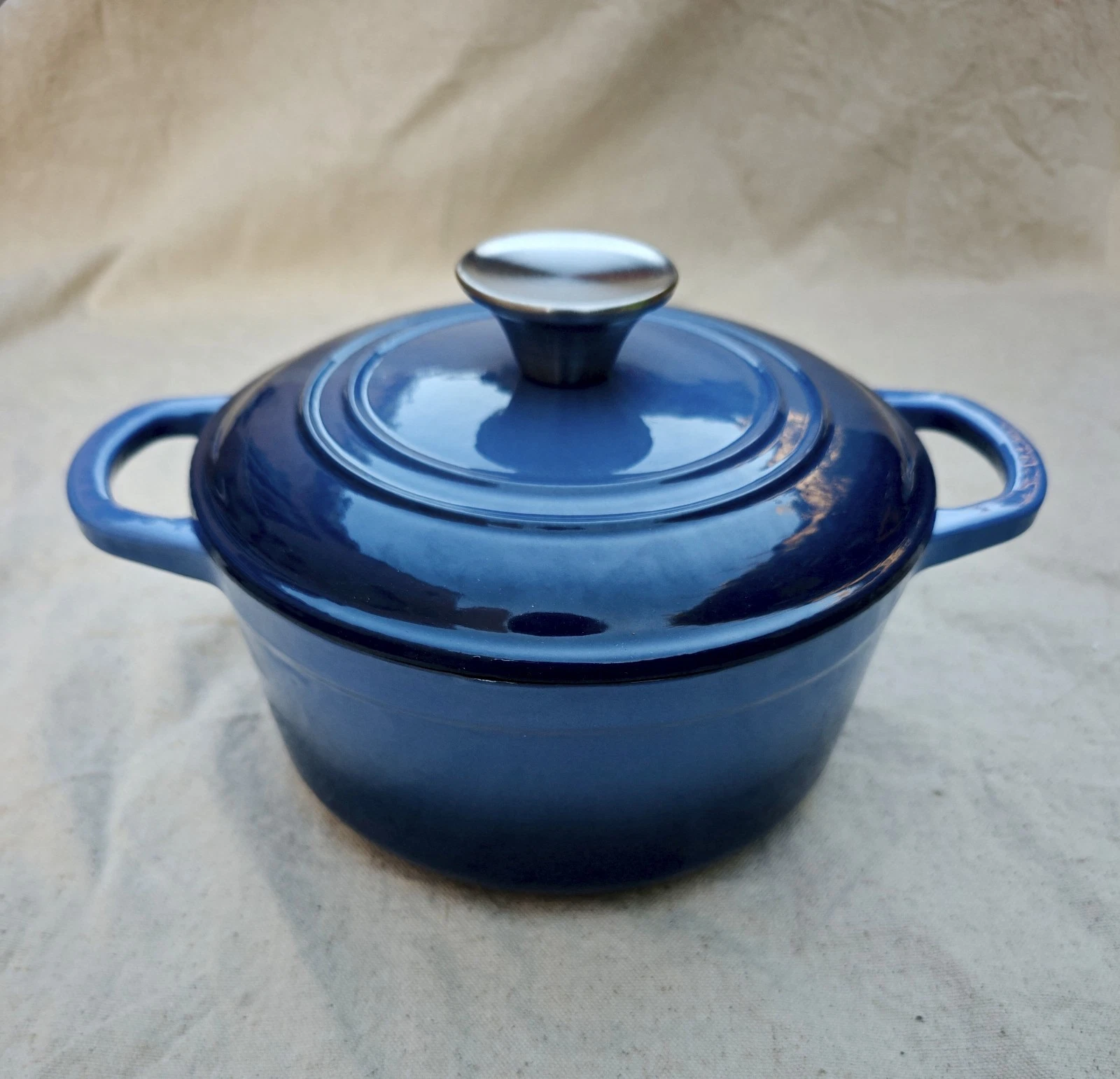 Our Table Enameled Cast Iron Dutch Oven With Lid, 2 Qt, Blue
Opens in a new window or tab