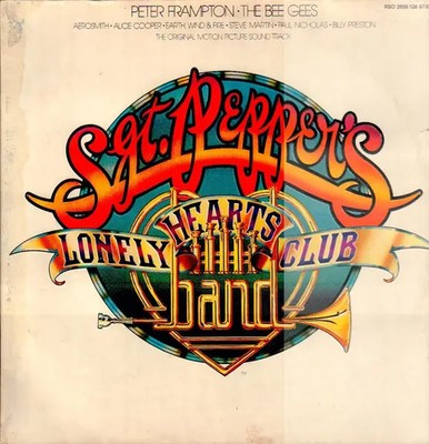 2xLP Peter Frampton, The Bee Gees, Alice Cooper Sgt. Peppers Lonely Hearts Clu