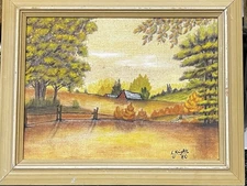 1980 Kitty Knight Original Oil Painting On Canvas Signed