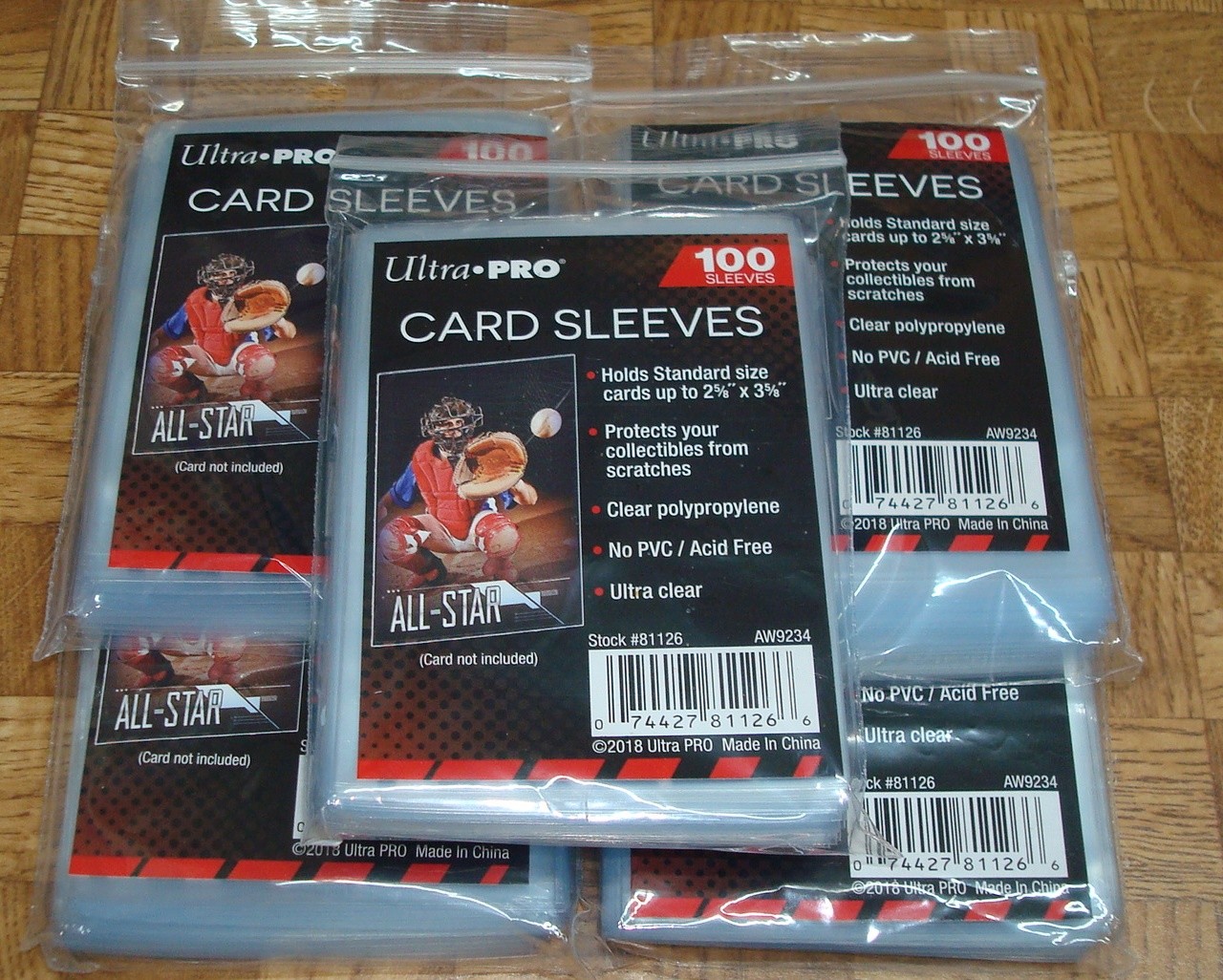 Fresh 2024 500 ULTRA PRO Soft CARD SLEEVES Penny Sleeve Sports