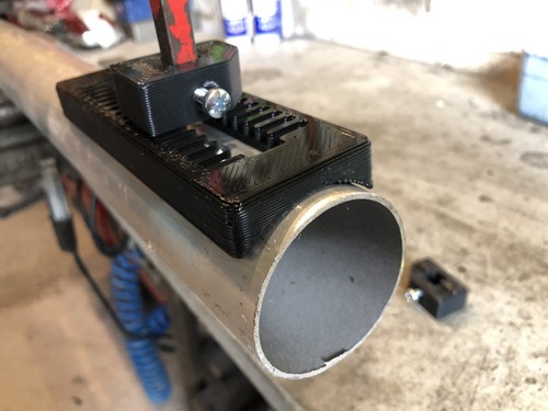 Curved Magnetic Jig Number Letter Stamp Punch Guide 10-13mm Vin Chassis Restore - Picture 8 of 15