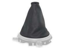 SCHALTMANSCHETTE FÜR MAZDA 2 2009-2014 SCHALTSACK LEDER & NAHT SCHWARZ