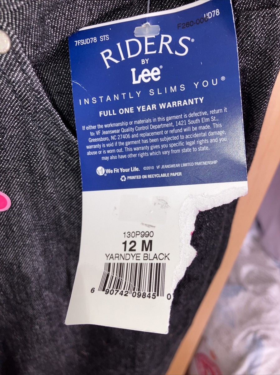 Women's New Riders/Lee Curvier Fit, Size 12 W/Comfort Waist & Deep