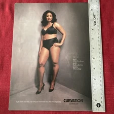 Curvation Women’s Sexy Panties And Bra Print Ad - Great To Frame!