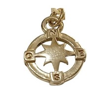 Ciondolo a forma di Rosa dei Venti  in Argento925