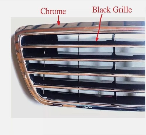 1996 1997 1998 for Mercedes E300 E320 E420 E500 W210 Black Grille Pre-Facelift - Picture 5 of 9