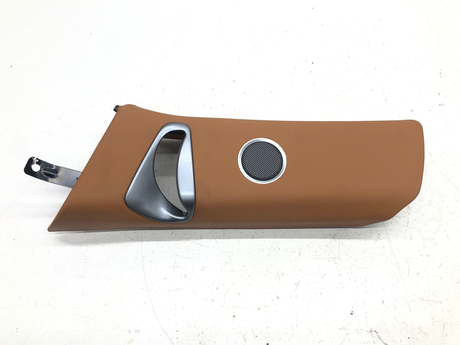 2017-2020 FERRARI GTC4LUSSO LEFT UPPER B-PILLAR TRIM PANEL COVER CUOIO LEATHER