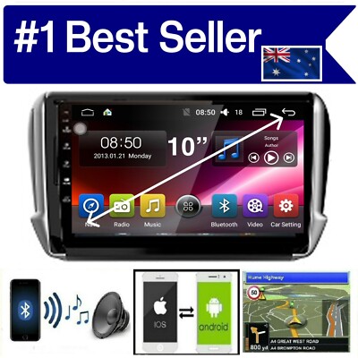 PEUGEOT 208 2012+  GPS WIRELESS APPLE CARPLAY ANDROID AUTO ODB DAB+ TPMS DVR