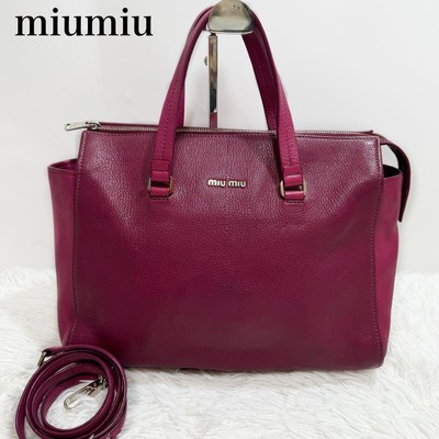 Archive miu miu 2way lether shoulder bag